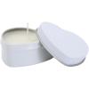 Blissful heart-shaped tin candle with vanilla aroma