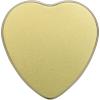 Blissful heart-shaped tin candle with vanilla aroma
