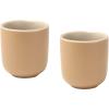 Male 90 ml ceramic espresso cups - set of 2