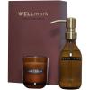 Wellmark Discovery 250 ml hand soap dispenser and 150 g scented candle set