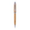 Wooden ballpen with metal applications