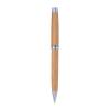 Wooden ballpen with metal applications