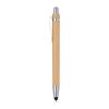 Bamboo ballpen with touch function