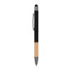 Ball pen with bamboo grip zone
