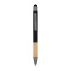 Ball pen with bamboo grip zone