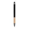Ball pen with bamboo grip zone