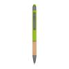 Ball pen with bamboo grip zone
