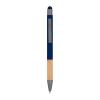 Ball pen with bamboo grip zone