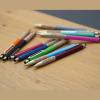 Ball pen with cork grip zone