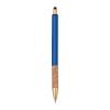 Ball pen with cork grip zone