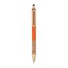 Ball pen with cork grip zone