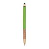 Ball pen with cork grip zone