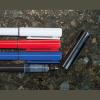 Plastic rollerball pen with ink