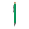 pen made from recycled aluminium with bamboo pushe