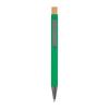 pen made from recycled aluminium with bamboo pushe