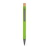 pen made from recycled aluminium with bamboo pushe