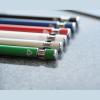 Ball pen with patterned grip zone