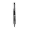 Plastic ball pen with sparkling dot grip zone