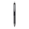 Plastic ball pen with sparkling dot grip zone