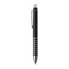 Plastic ball pen with sparkling dot grip zone