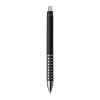 Plastic ball pen with sparkling dot grip zone