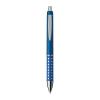 Plastic ball pen with sparkling dot grip zone