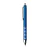 Plastic ball pen with sparkling dot grip zone