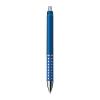 Plastic ball pen with sparkling dot grip zone