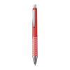 Plastic ball pen with sparkling dot grip zone