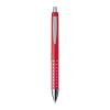 Plastic ball pen with sparkling dot grip zone