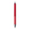 Plastic ball pen with sparkling dot grip zone