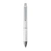 Plastic ball pen with sparkling dot grip zone