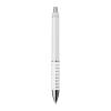 Plastic ball pen with sparkling dot grip zone