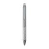 Plastic ball pen with sparkling dot grip zone