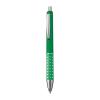 Plastic ball pen with sparkling dot grip zone