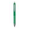 Plastic ball pen with sparkling dot grip zone