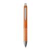 Plastic ball pen with sparkling dot grip zone