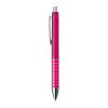 Plastic ball pen with sparkling dot grip zone