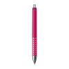 Plastic ball pen with sparkling dot grip zone