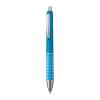 Plastic ball pen with sparkling dot grip zone
