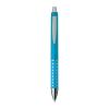 Plastic ball pen with sparkling dot grip zone