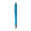 Plastic ball pen with sparkling dot grip zone