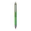 Plastic ball pen with sparkling dot grip zone