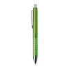 Plastic ball pen with sparkling dot grip zone