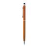 Plastic ball pen with touch function