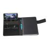 DIN A5 notebook with LED light and powerbank