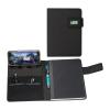DIN A5 notebook with LED light and powerbank