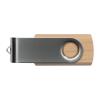 Twist USB Stick with light wood cover