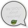 Sticky-Mate® speech bubble-shaped recycled sticky notes