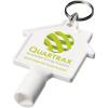 Maximilian house-shaped recycled utility key keychain